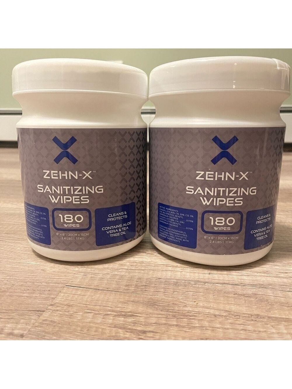 Lot of 2 Zehn-X Sanitizing Wipes